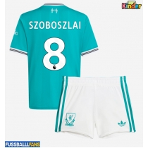 Liverpool Dominik Szoboszlai #8 3rd trikot Kinder 2025-26 Kurzarm (+ Kurze Hosen)